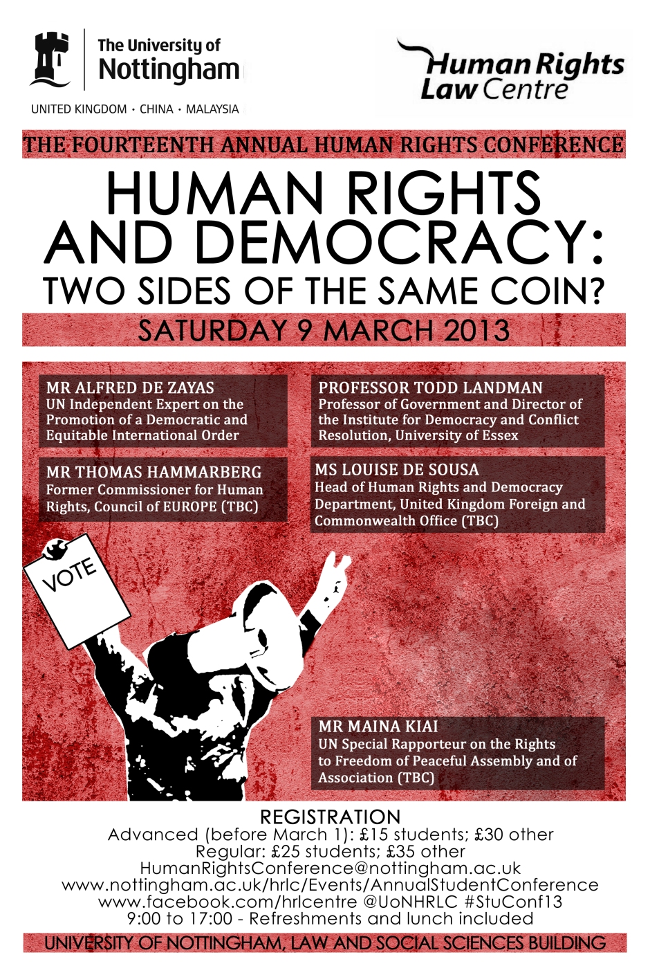 Human Rights Conference Poster, 2013